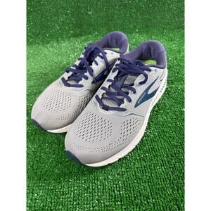 Brooks Beast Men Running Shoes Gray Blue Size 10.5 Wide 2E
